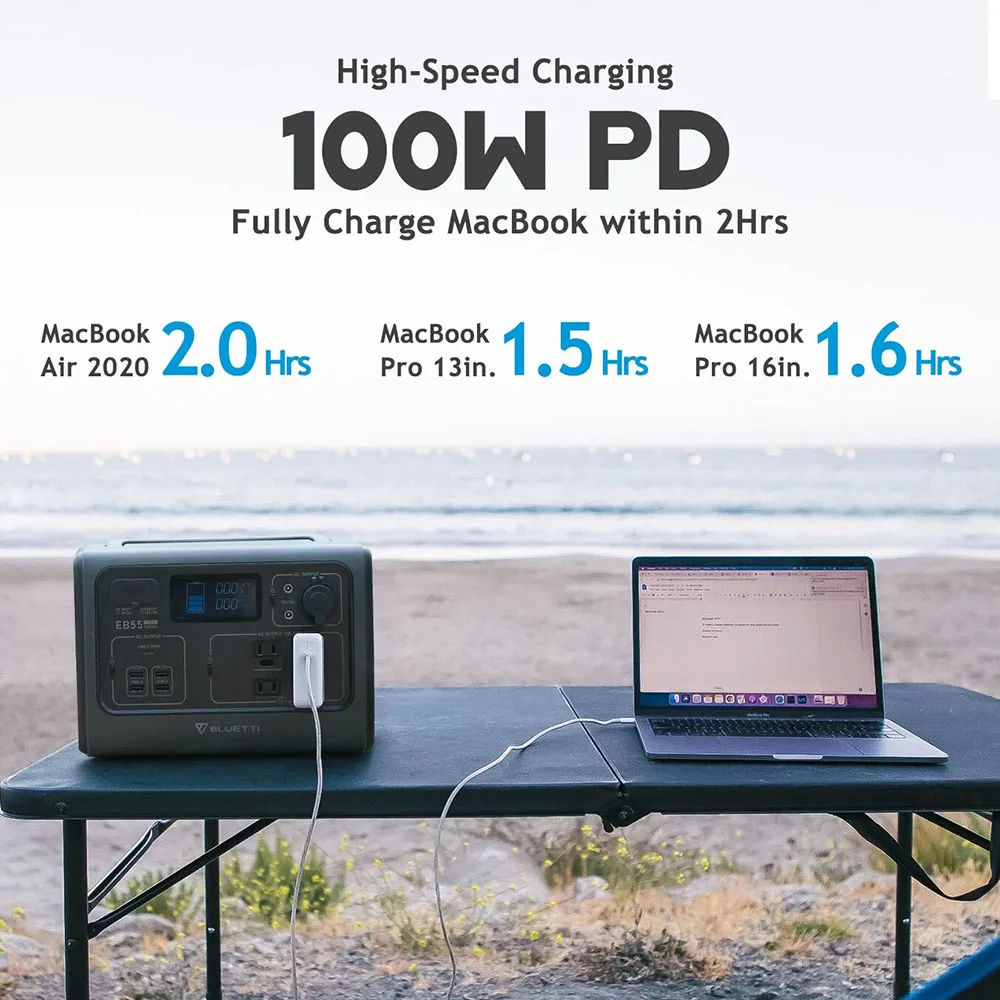 700W Solar Portable Power Station For Camping Lifepo4 Battery 500Wh Generator