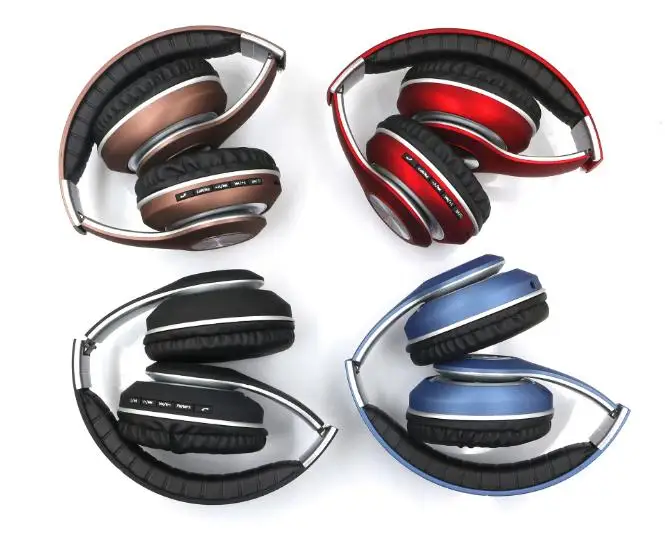 V33 Metallic Paint Headband Wireless Headphone Heavy Bass Intelligent Headset With TF Card Wireless Earphone for Sports