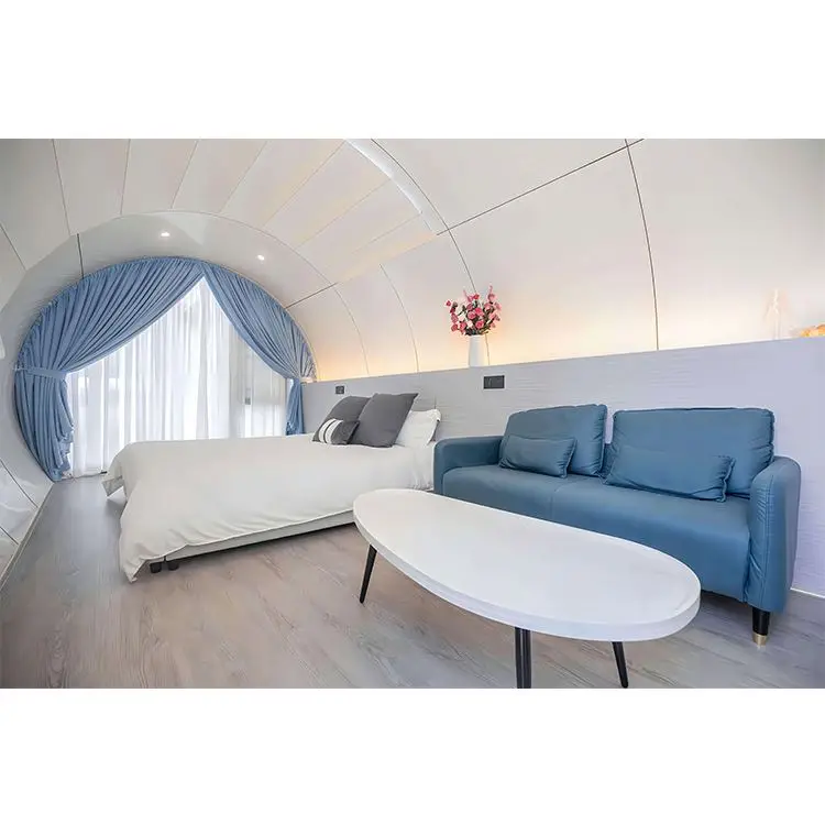 Hot Sale Prefab Houses Custom Square Feet Of Modern Small Mobile Space Capsule Homes Used In Scenic Spots Space Capsule House