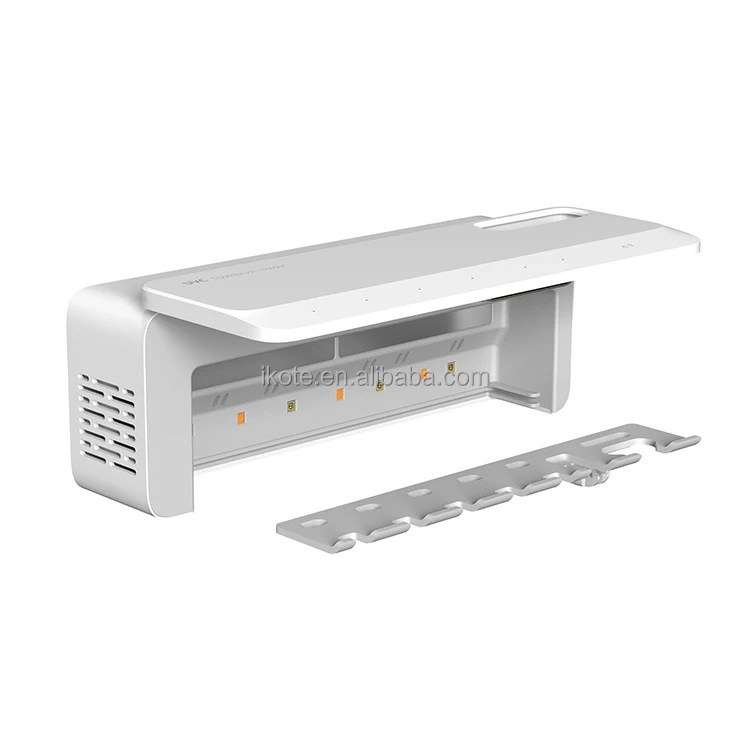 Electric UV Light Oral Care Toothbrush Holder Sanitizer with Kills 99.9% Bacteria Toothpaste Dispenser For Home Use