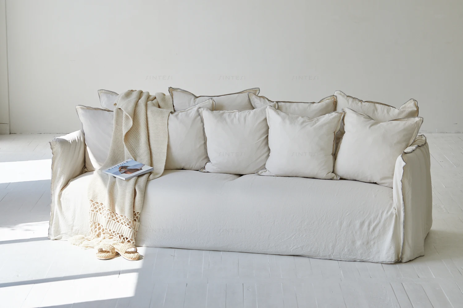 wabi-sabi japandi minimalist furniture living room sofas sleeper cloud sofa nordic sofa set furniture for living room