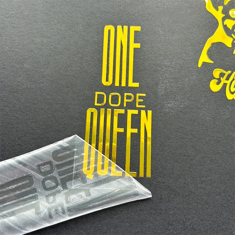 Waterproof Custom Logo Luxury Packing 3D UV Transfer Label Clear Gold Foil Silver Foil UV Transfer Stickers For Products Packing
