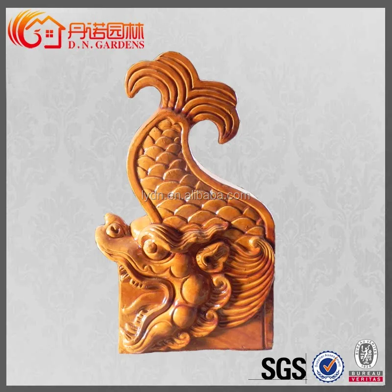 Traditional Chinese roof ornaments ceramic tiles
