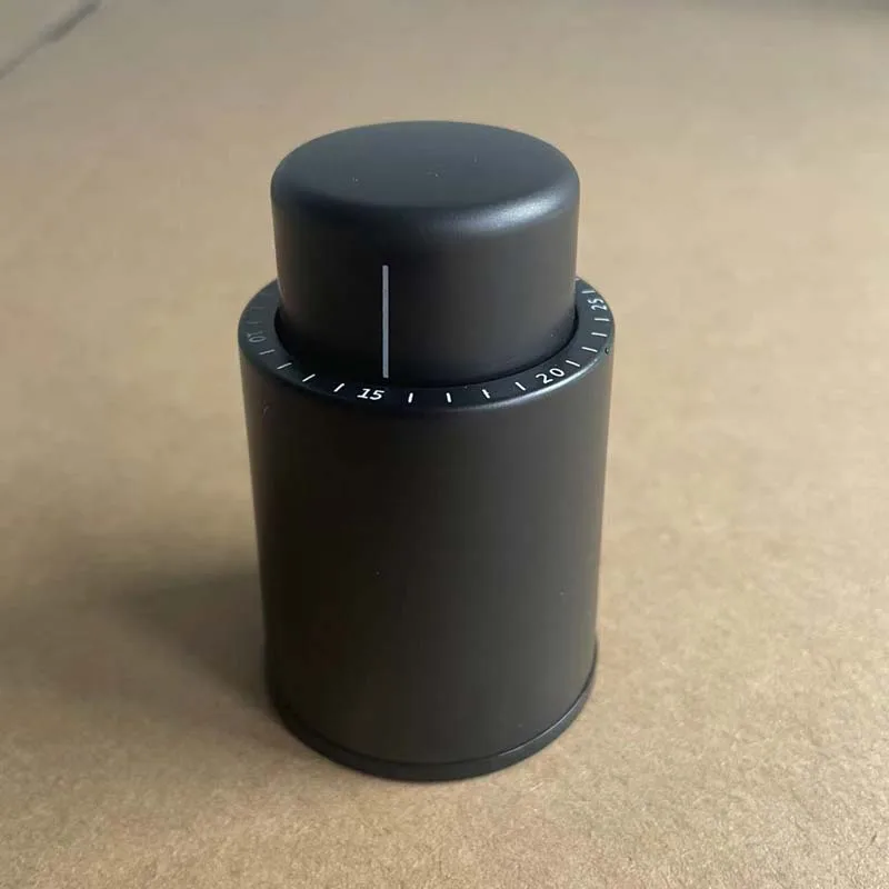 Pinbo 100pcs Custom LogoTop Seller Plastic Press Bottle Stopper Vacuum Wine Bottle Stopper