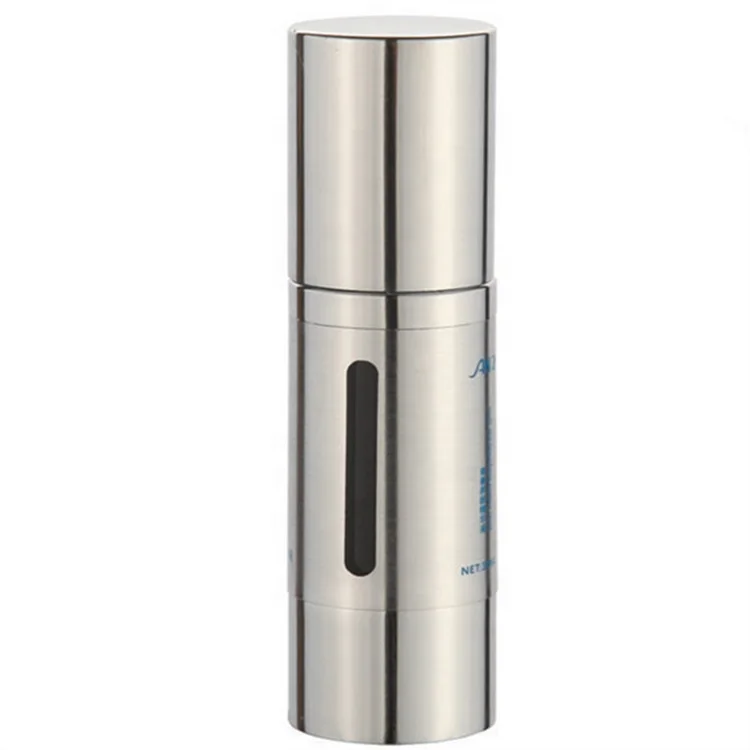 Fashion design luxury silver packaging acrylic lotion cosmetic bottle containers