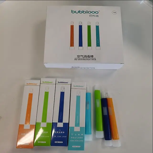 001-1 BUBBLOOO chlorine dioxide ClO2 stick sterilization for car air