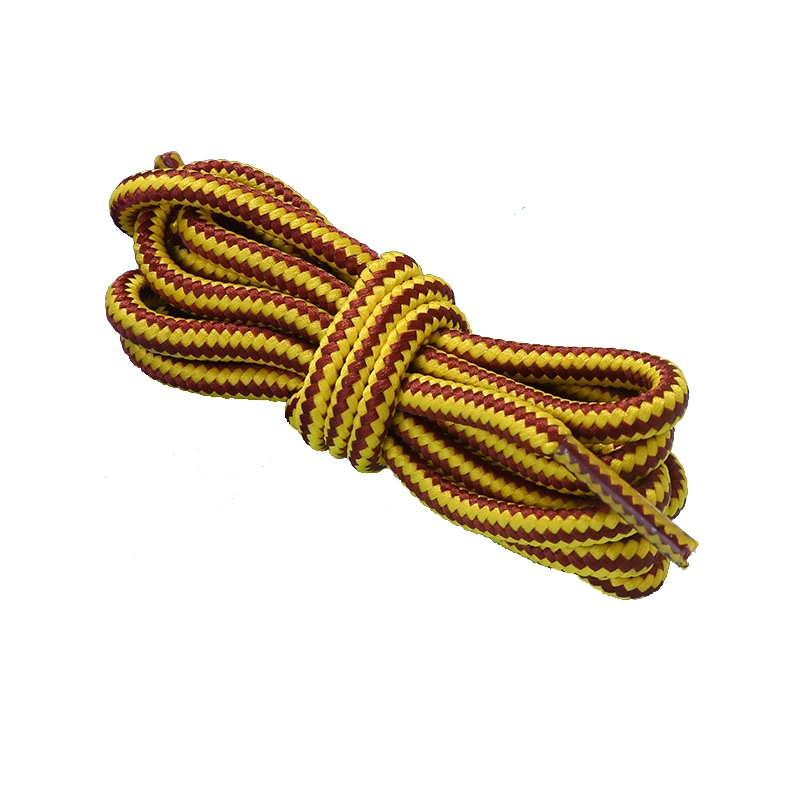 man shoes 160cm two tone wholesale round rope polyester thick shoe laces