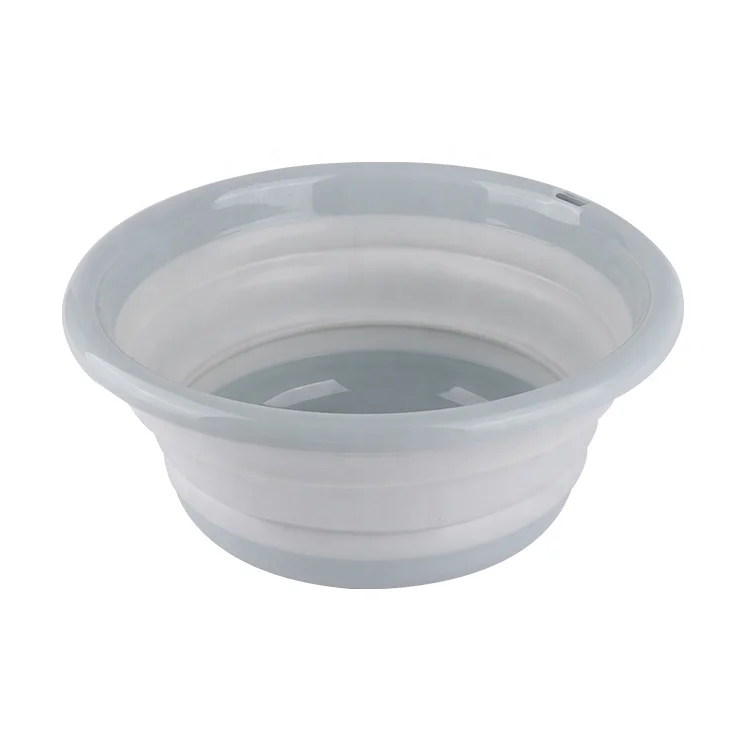 
Wholesale 10 years export experience OEM multifunctional portable folding PP TPR bucket foldable wash basin for outdoor or home 