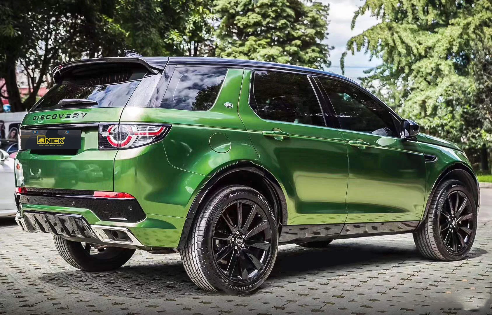 Ультраглянцевая подложка из ПЭТ без апельсиновой корки оригинальная краска Mamba зеленая автомобильная пленка