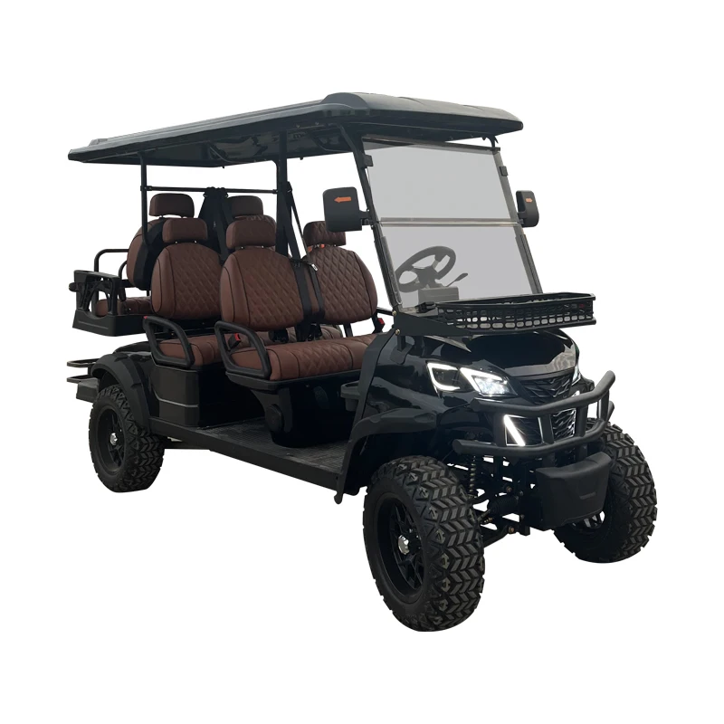 4 seats 4+2 seater 6 seaters cheap push golf cart drive electric golf push car Electric Golf Carts Electric with off road wheel