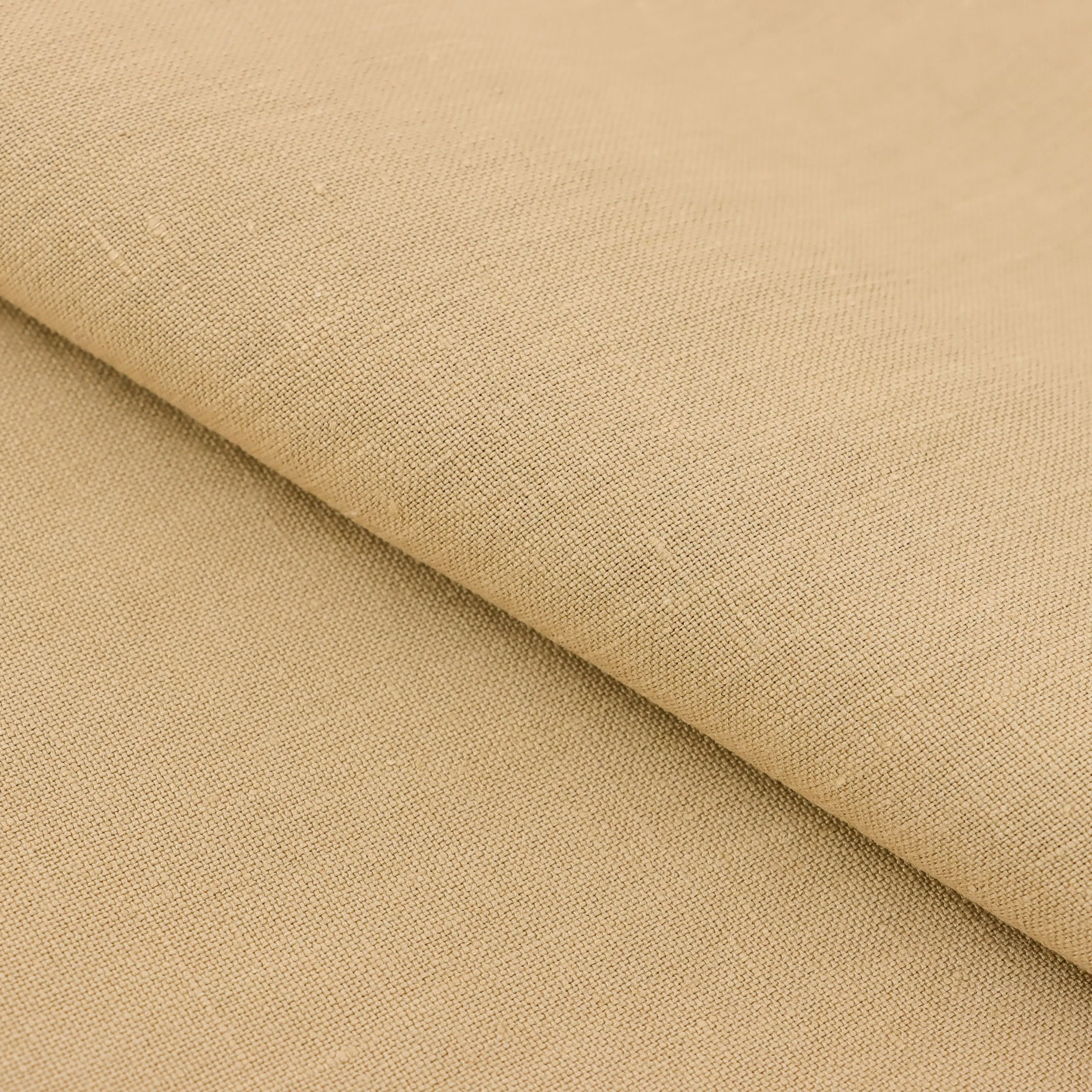 sales Factory Pure Plain Linen Fabric Dress Design Fabric upholstery cloth fabrics free sample