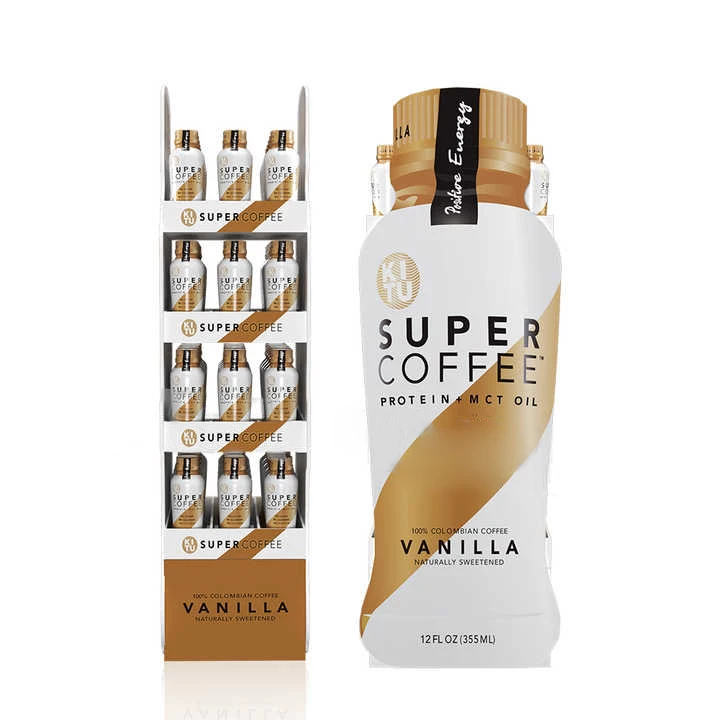Low MOQ Custom Foldable Recycled Paper Cardboard Water Bottle Drink Corrugated paper Display Stand