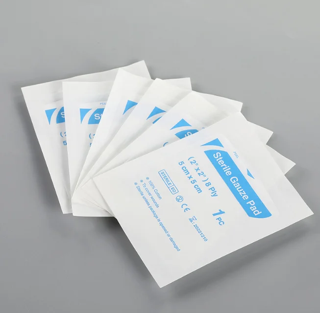 100% Cotton Gauze Pad Sterile Gauze Swab Large Cotton Swabs