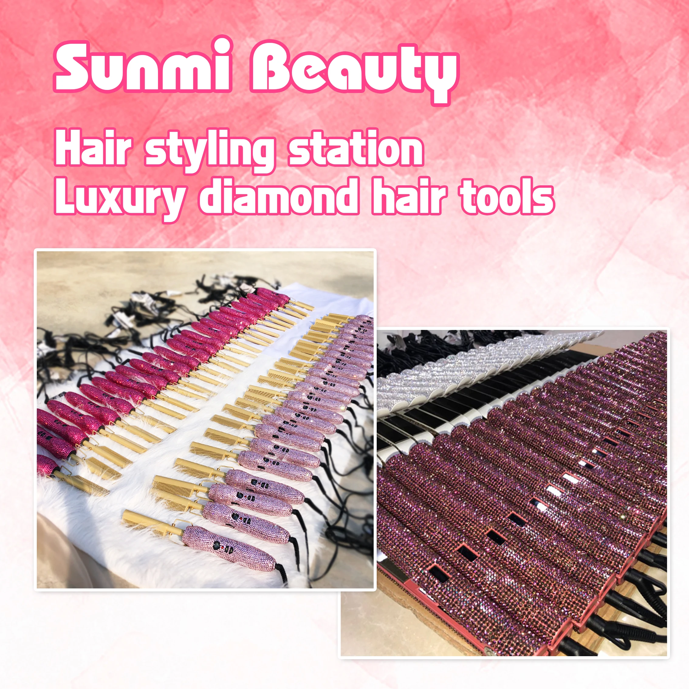 Professional Electric Hair Styling Tools Flat Irons Automatic Curler Straightening Hair Straightener Hot Comb