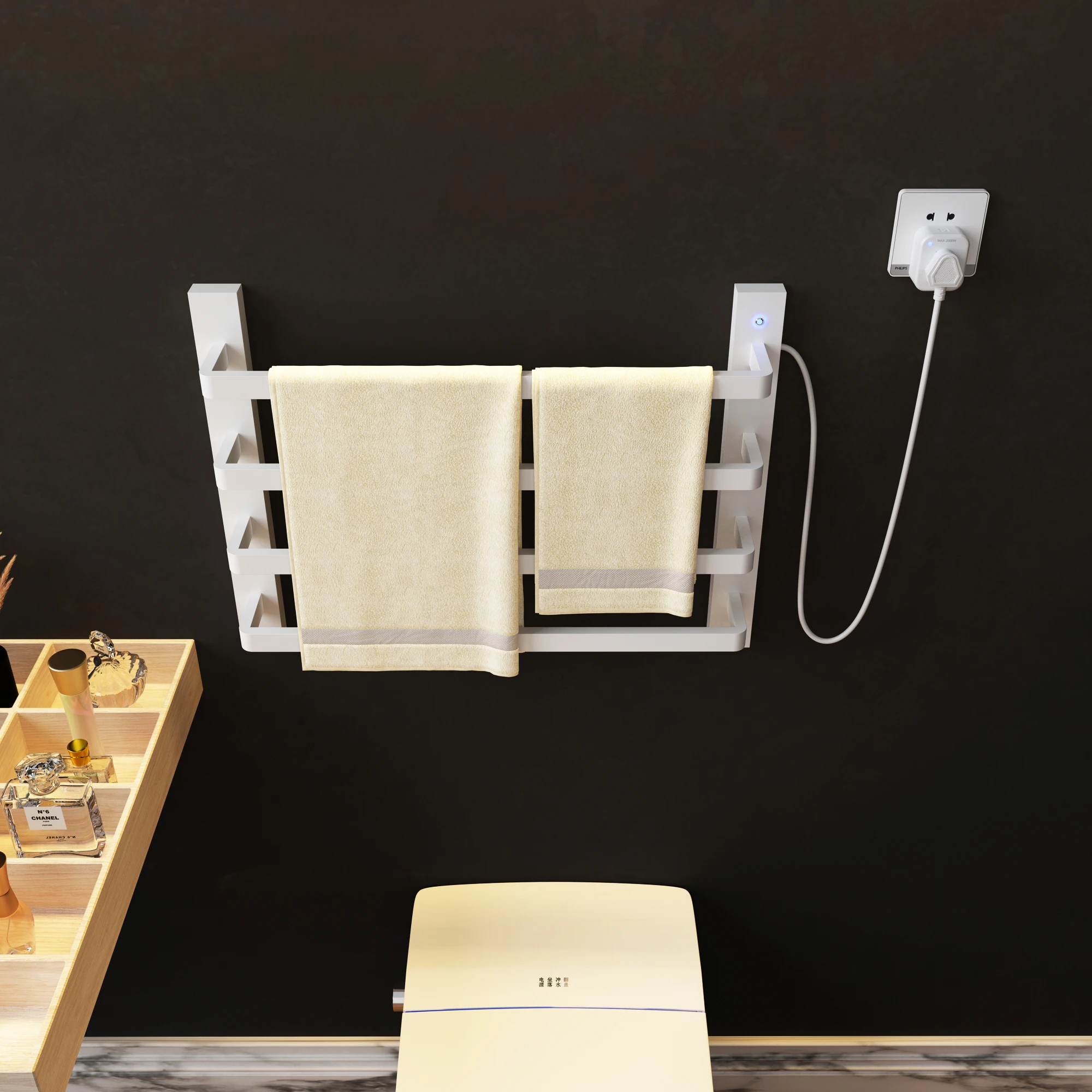 Настенная вешалка для полотенец 304 для ванной комнаты из нержавеющей стали вешалка для полотенец Прачечная Сушилка R-109