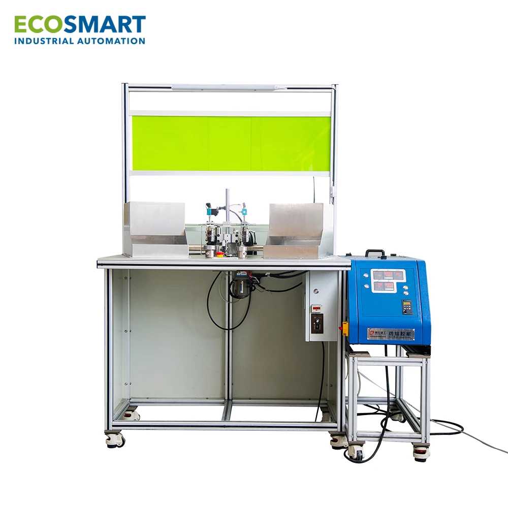 
Hot melt dispenser for carbon block 