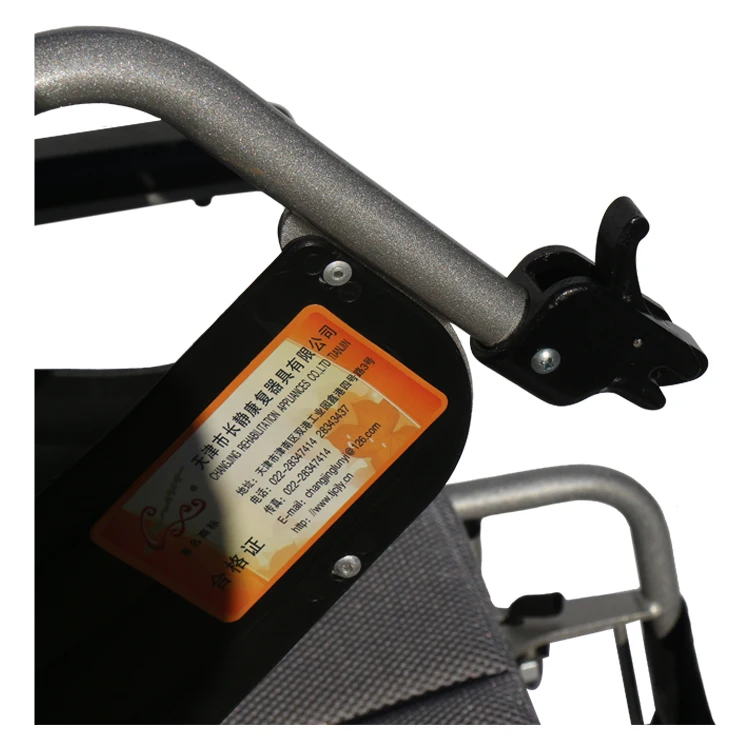 24 inches hot selling rear wheel outdoor wheelchair with deep seat