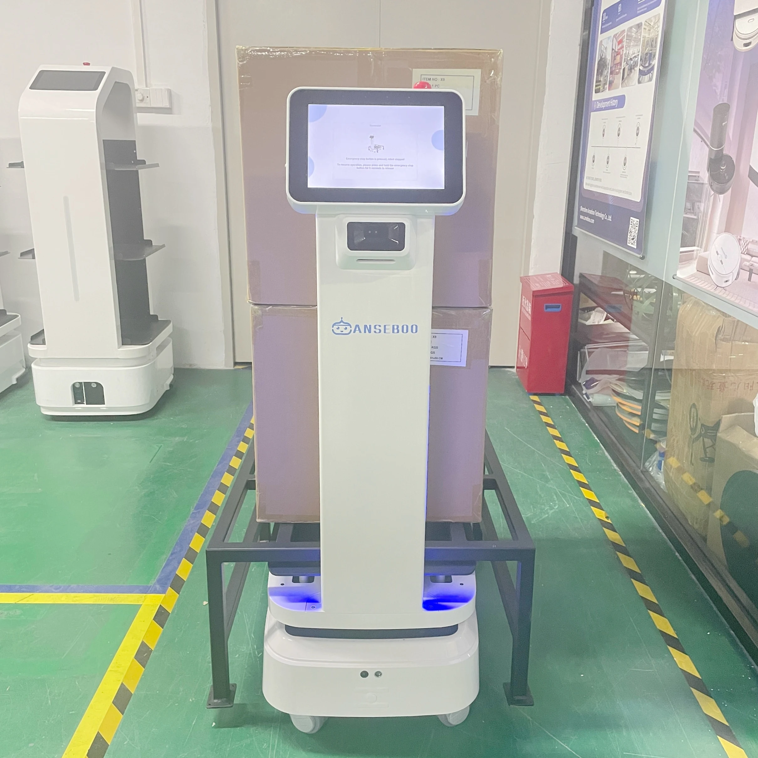 Agv robot automated warehouse robot logistics 150kg with lift automatico industrial guided vehicles precio robot