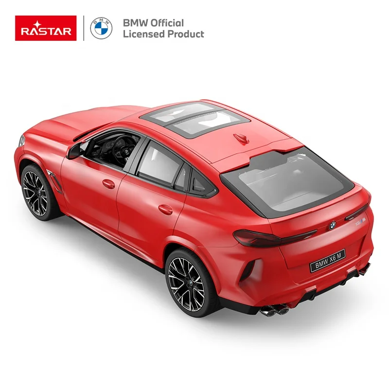 Rastar Hot Sale Car Model BMW X6 M Licensed 1:14 RC Car Toys for children Electric Remote Control car with lights Birthday Gift