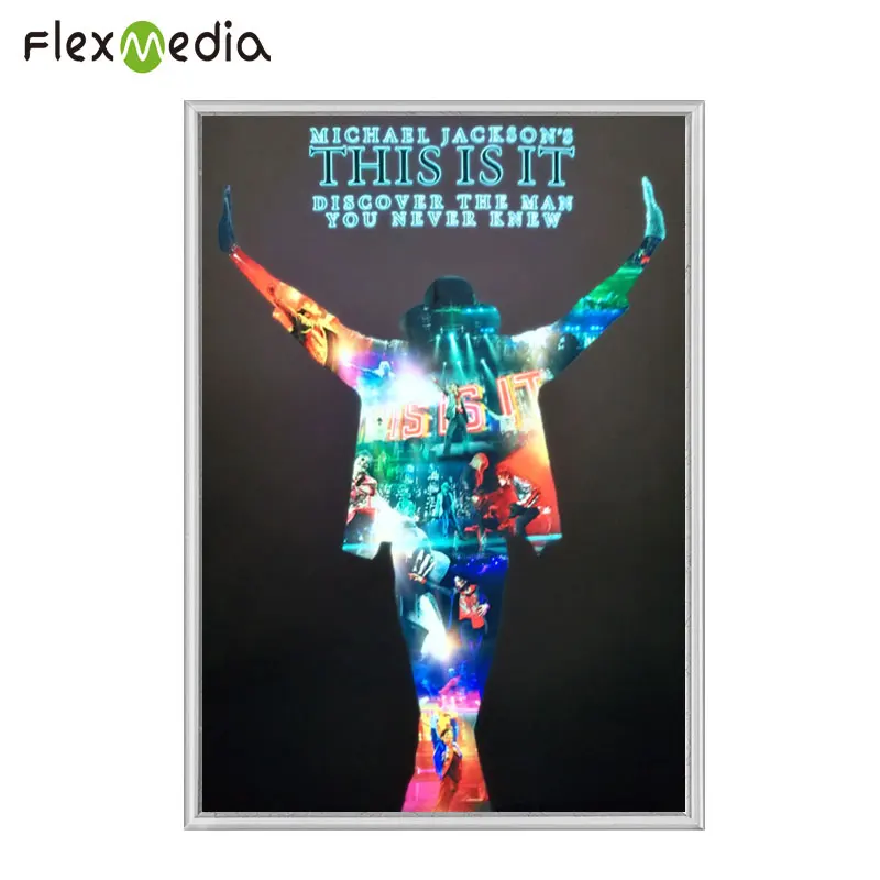 high brightness EL advertisement light box advertising frame for signage or billboard or menu with arbitrarily shape