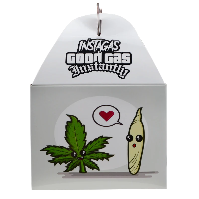 Custom Takeaway Fried Chicken Box Fast Food Packaging  French Fries Packaging Burger Fry Chicken Paper Boxes With Handle