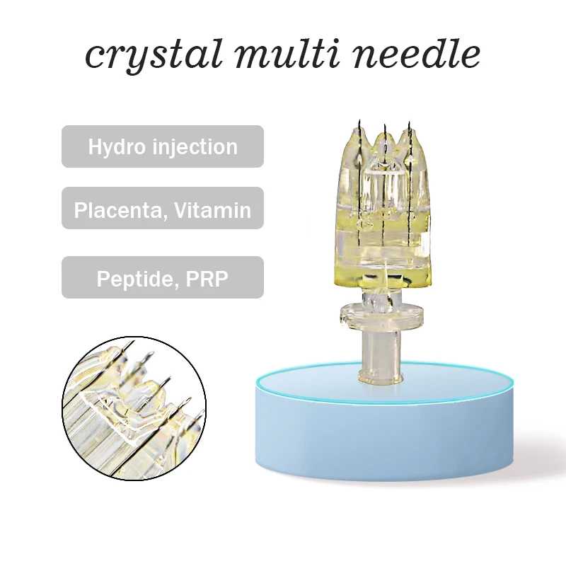 Buy 2022 korea multi sample needle syringe type crystal multi needle with head mini 5 pin