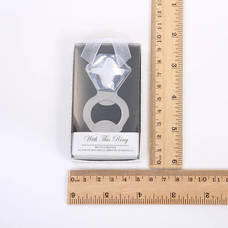 Factory Direct Commercial High Quality Fashion Design Diamond Ring King Crown Metal Bottle Opener