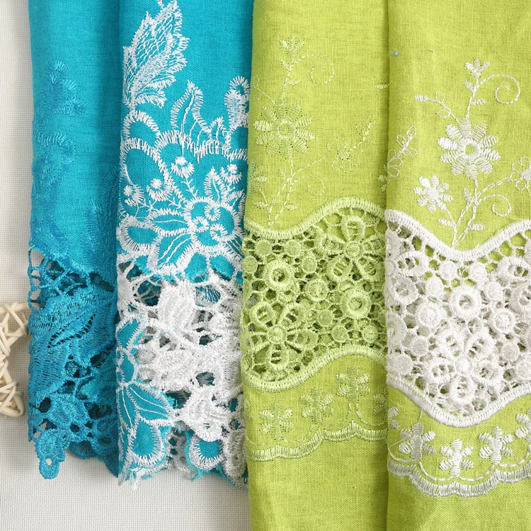 Factory Sale Various Widely Used Embroidery Hot Sales Linen Rayon Fabric In Stock