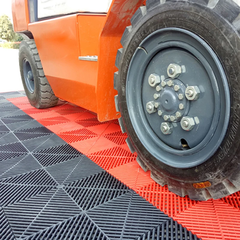 size 400*400mm thickness 18 pp floor tile garage floor tiles Private Plastic Flooring