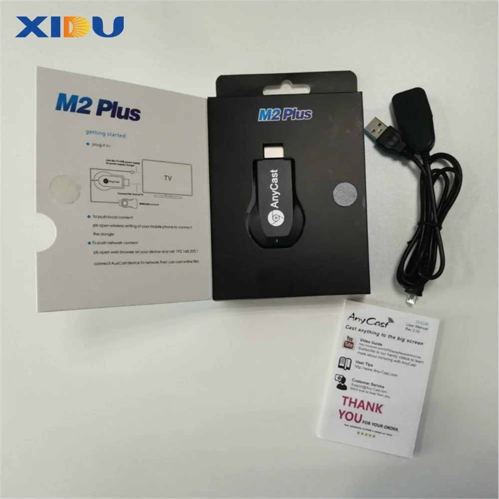 1080P Wireless WiFi Display TV Dongle Receiver HDMI-compatible TV Stick for DLNA for Miracast for AnyCast M2 Plus for Airplay