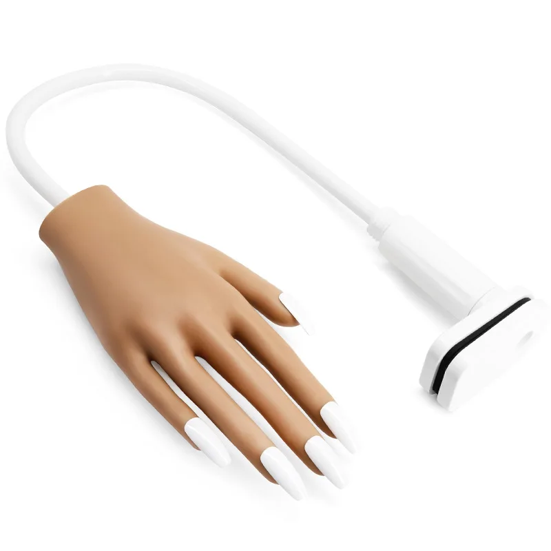 Silicon Practice Mannequin Nail Art Hand Flexible Movable False Hands DIY Realistic Hand Practice