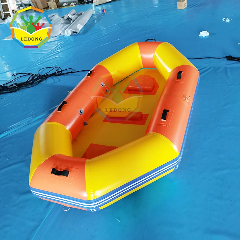 Fabric PVC material Drop stitch floor Inflatable rescue life boat fishing raft drifting Raft Floating drifting Boat