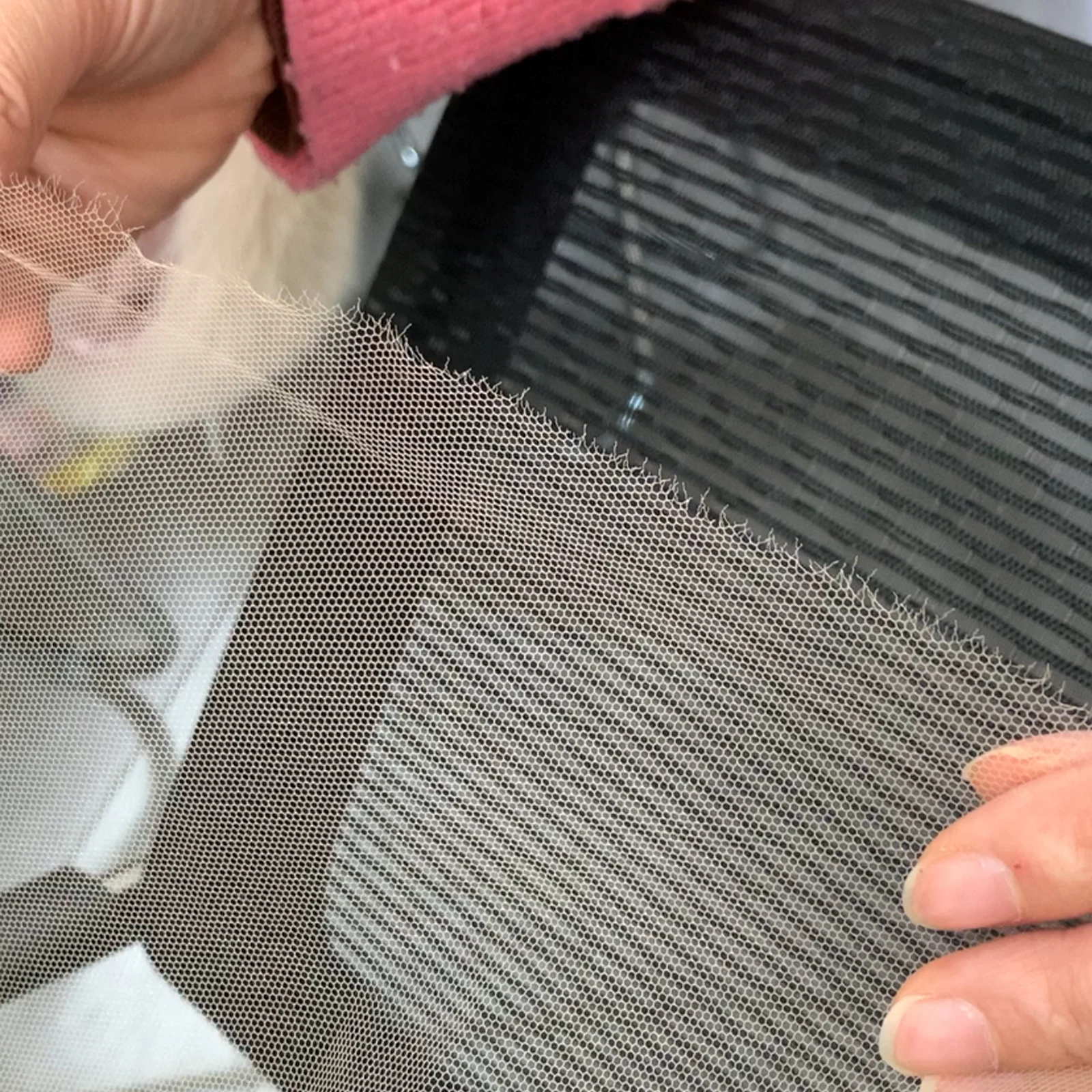 Wholesale Ultra-Thin Transparent Invisible Film HD Lace For Make Toupee Base Front Wig Cap Closure Material Real Swiss Lace Net