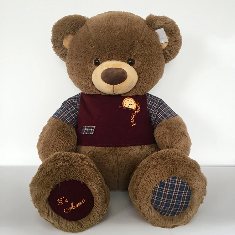 Super Soft  Stuffed Animals Build a Plush Bear Brown White Bears Gifts Bulk for Retail