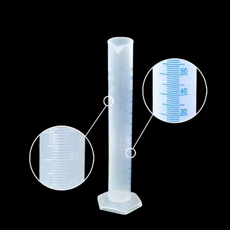 WEIAI 150ml 250ml Plastic Measuring Graduated Cylinder 1000ml For Lab