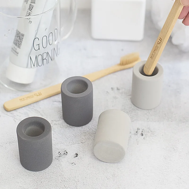 New Technology Quickly Dry Small Size Water Mugs Diatomite Wash Brush Cup