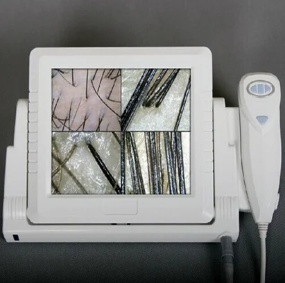 AYJ-J015(CE) интеллигентая (ый) анализ кожи микро-камера для волос машина