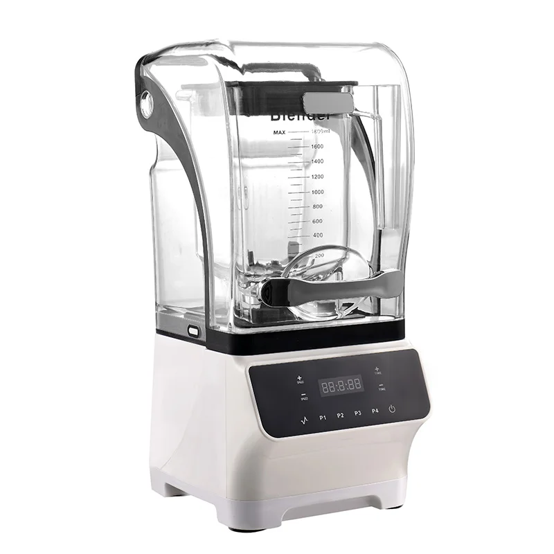 Commercial fully automatic blender touch screen pure copper motor durable silent smoothie machine home milkshake machine