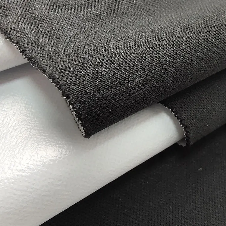 
100% Polyester Good Product Cloth And 0.015 Milky White Film Fabric For Insole 