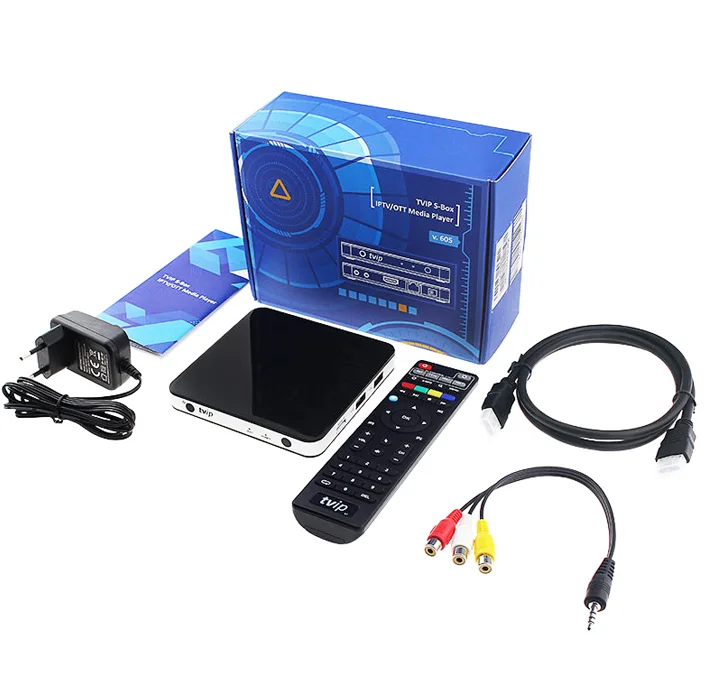 factory price set top box TVIP 605 box Android 6.0 iptv linux smart 4k tv box