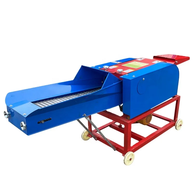 Corn stalk guillotine machine Shredded grass kneading machine manufacturer hay cutter for breeding