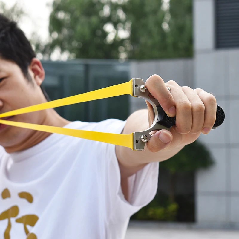 Piaoyu Powerful Outdoor Hunting and Shooting Slingshot With Strong Rubber Band Horizontal Aiming Slingshot