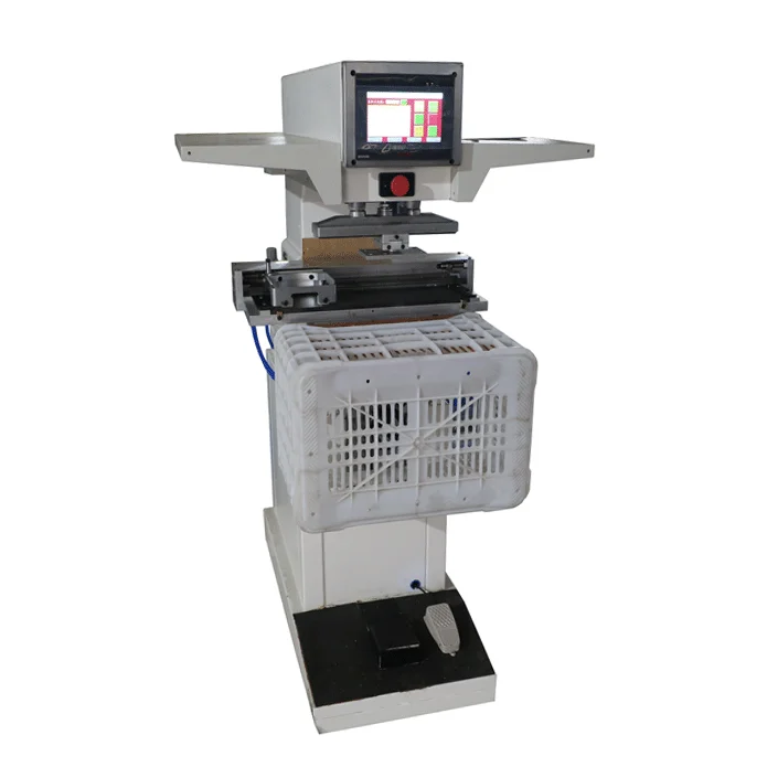 High-Accurate 135 mm Automatic One-Color Pad Printer New Condition Sealed Ink Cup Crates Buckets Printing Used Label Printer