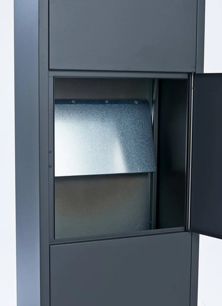 Outdoor Galvanized Steel Metal Storage Safe Parcel Delivery Drop Box