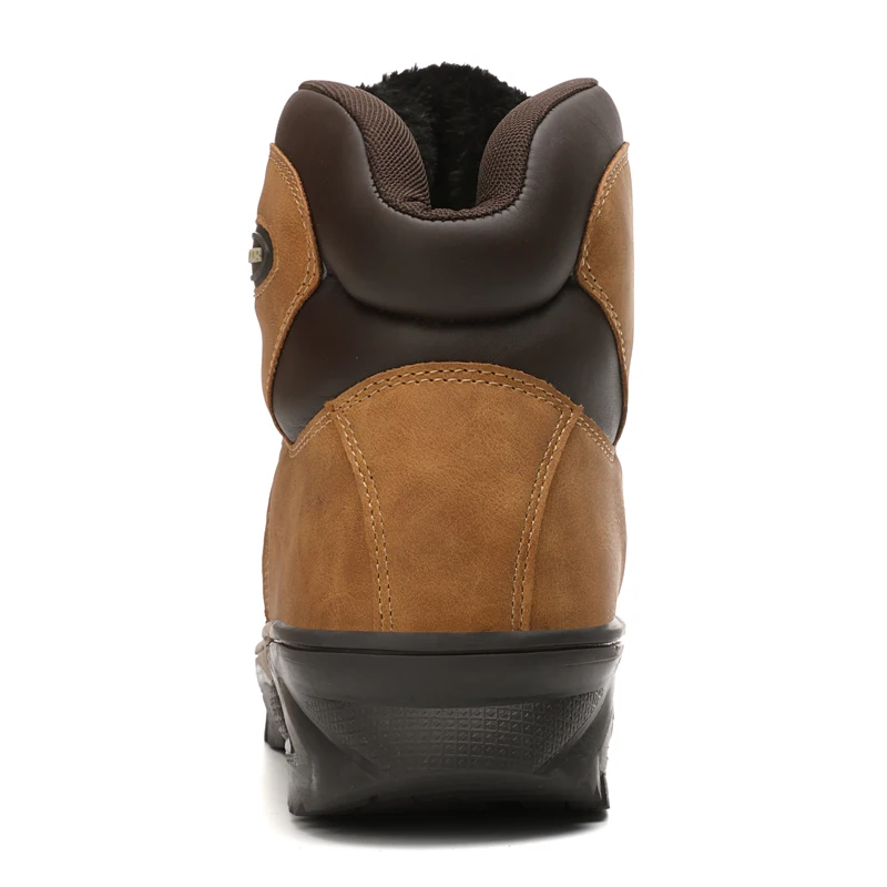 
Amazon Big Size 40-47 Outdoor Shoes Hiking Boots Warm Fur Cat Shoe for Men Women Shoes High Cut Microfiber Leather Waterproof 