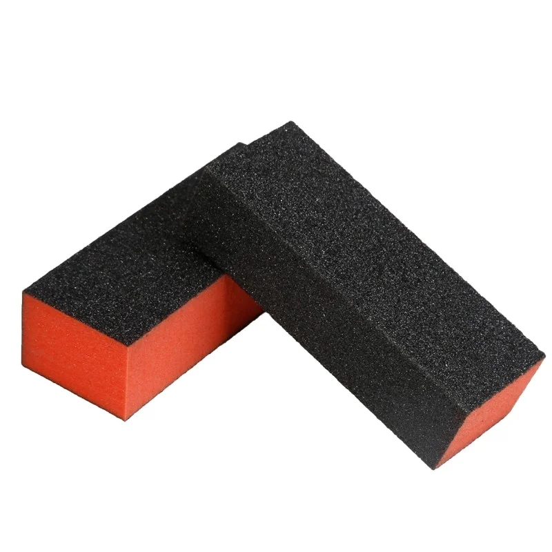 Xugao Wholesale Two Color Three Way  Nail File 100/180/240 Korean Buffer Nail Sanding Nail Buffer Block