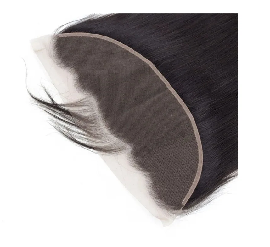 Qingdao Lidu Virgin human hair natural color straight 13x6 HD lace frontal