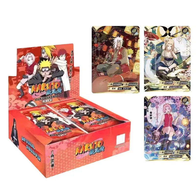 Wholesales Genuine  Na ruto Cards Kayou Trading Cards Games Booster Box Tier 2 Wave 2 Collectible Cards Toys Christmas Gift
