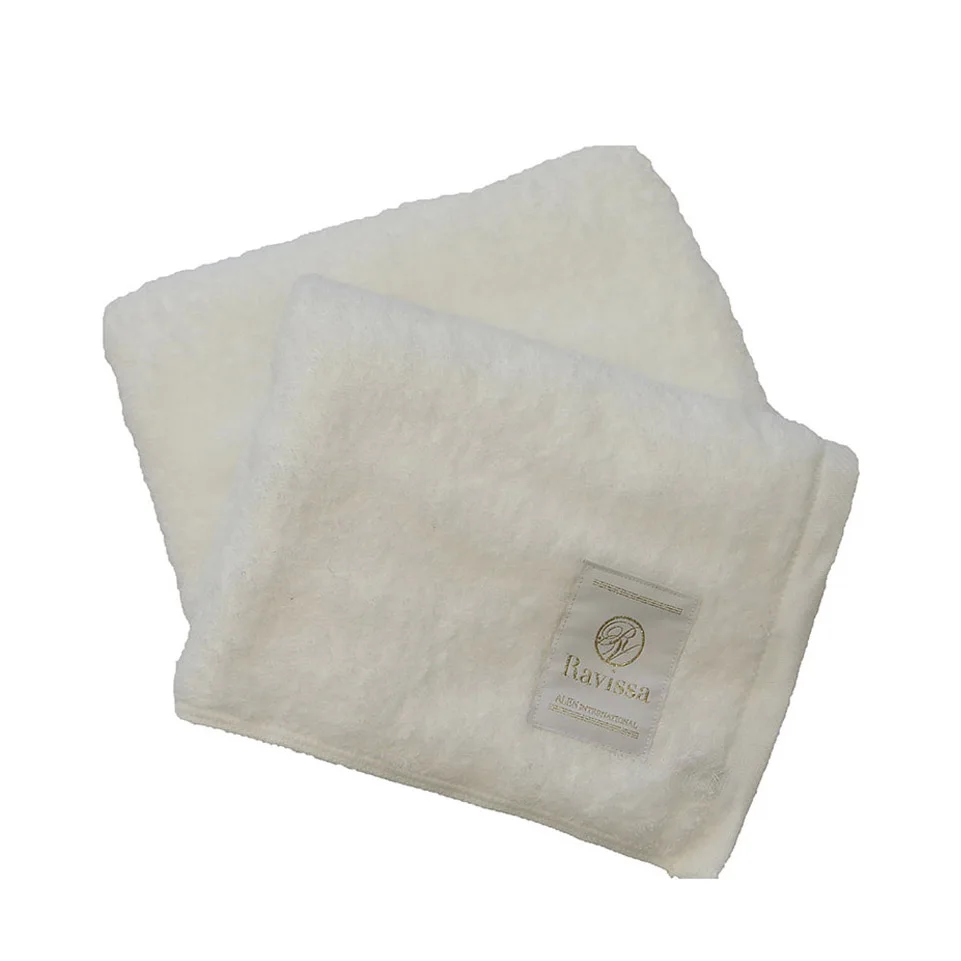 High quality laundry room woven plaid pattern white bath towel