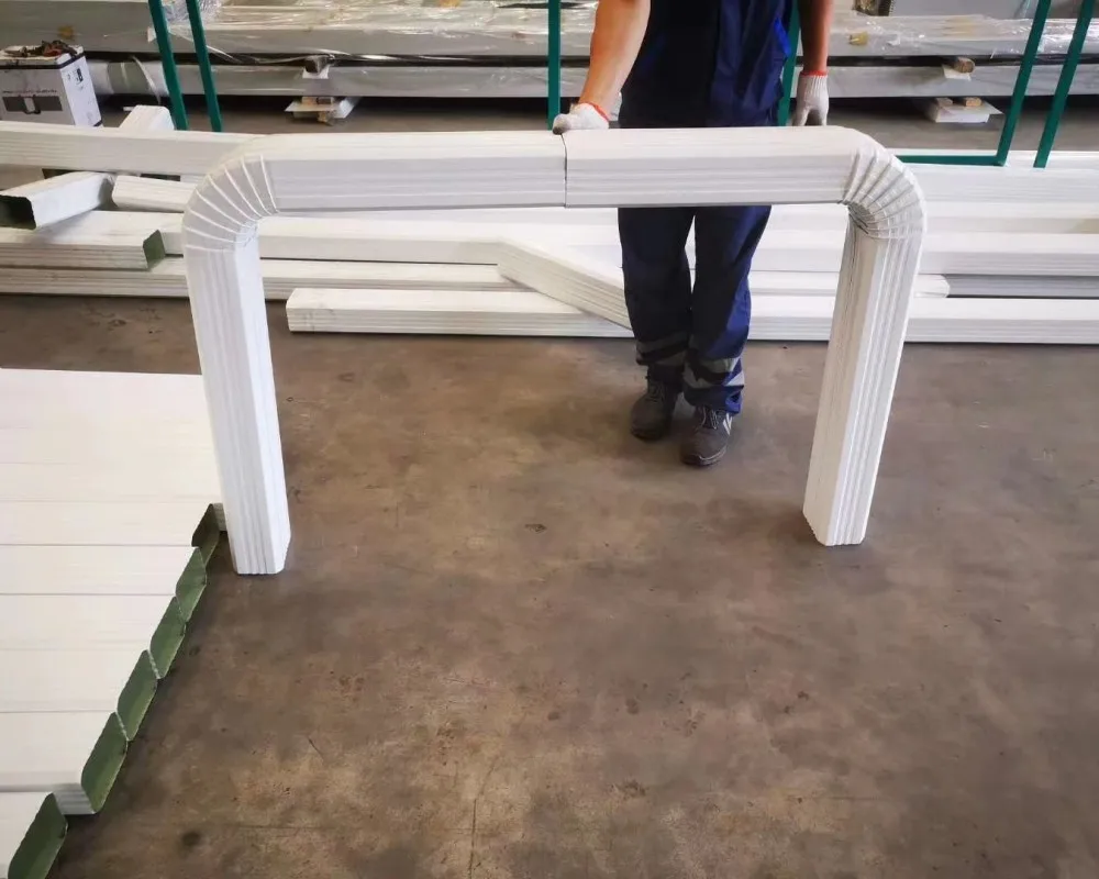 Trade  Metal Water  Gutter Bending Roll Forming Machine  full automatic gutter water  pipe machinery